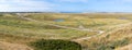 Slufter in dunes of Texel National Park on Texel island, Netherlands Royalty Free Stock Photo