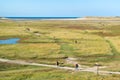 Slufter in dunes of Texel National Park on Texel island, Netherlands