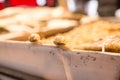 Slug Snails at the fish market in Venice, Italy. Royalty Free Stock Photo