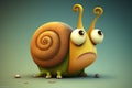 a sluggish, perspiring, and ultimately boring cartoon snail