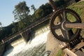 Sluice gate Royalty Free Stock Photo