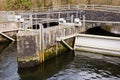Sluice gate Royalty Free Stock Photo