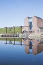 Sluice of Noordpolderzijl in Groningen, Holland