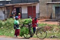 Slum dwellers in Kampala, Uganda, Africa Royalty Free Stock Photo