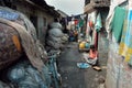 Slum dwellers of Kolkata-India Royalty Free Stock Photo