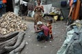 Slum dwellers of Kolkata-India