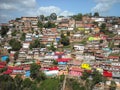 Slum on hills,Caracas, Venezuela Royalty Free Stock Photo