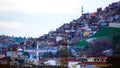 Slum neighborhoods in the center of Izmir