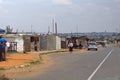 Slum in Soweto Royalty Free Stock Photo