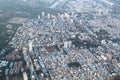 Mangroves, slums and highrises in Mumbai