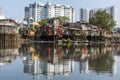 Slums in Ho Chi Minh city. Royalty Free Stock Photo