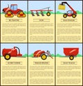 Slurry Tanker and Combine Vector Illustration