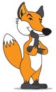 Sly Cartoon Fox