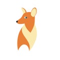 Sly Fox vector illustration