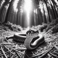 Sly Snake under Sunlight Royalty Free Stock Photo