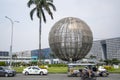 SM Mall of Asia planet earth steel structure monument in Manila