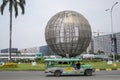 SM Mall of Asia planet earth steel structure monument in Manila