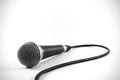 Sm58 Sure cable Microphone for live gigs and concerts Royalty Free Stock Photo