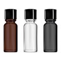 Smal glass vial. Dropper bottle mockup. Serum set Royalty Free Stock Photo