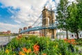 Smale Riverfront Park in Cincinnati, Ohio next to the John A Roe Royalty Free Stock Photo