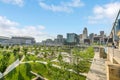 Smale Riverfront Park in Cincinnati, Ohio next to the John A Roe Royalty Free Stock Photo