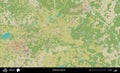 Smaliavicy District, Belarus. Topographic Humanitarian Royalty Free Stock Photo