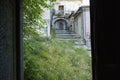 Small abandoned village, seen from an ancient church