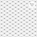 Small abstract flower in stylish monochrome with geometric tiles of rhombuses , vector pattern.