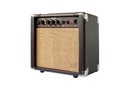 Small acoustic guitar amplifier isolated Royalty Free Stock Photo