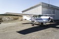 Small aircraft - Cessna 152 Royalty Free Stock Photo