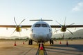 Small Airplane or Aeroplane Parked at Airport