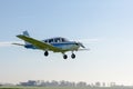 Small airplane flying Royalty Free Stock Photo