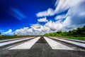 Small airport runway Royalty Free Stock Photo