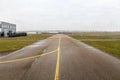 Small airport taxiway