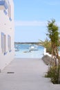 Small alley on Formentera, Balearic islands, Spain