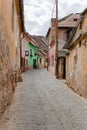 Small alley in Sibiu Romania