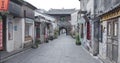 The small alleys of the Dapeng Ancient City. Royalty Free Stock Photo