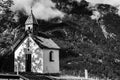 Small alpine church one