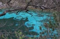 Small alpine lake called Cornino in Northern Italy