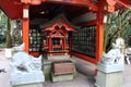 Small altar shrine of Aoshima Shrine of Miyazaki Royalty Free Stock Photo
