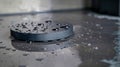 A small amount of water droplets can be seen on the sensors surface a clear indication of its ability to detect moisture