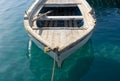 Small Anchored Fishing Boat Royalty Free Stock Photo