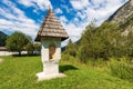 Small Ancient Votive Shrine - Laglesie San Leopoldo Friuli Italy Royalty Free Stock Photo