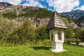 Small and Ancient Votive Shrine - Laglesie San Leopoldo Friuli Italy Royalty Free Stock Photo