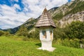 Small and Ancient Votive Shrine - Laglesie San Leopoldo Friuli Italy Royalty Free Stock Photo