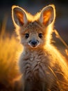 a small animal with large ears