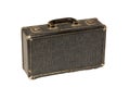 Small antique clarinet case on white Royalty Free Stock Photo