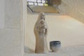 Vigin Mary and Baby Jesus iconic statue Royalty Free Stock Photo