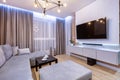 Small apartment design living room Royalty Free Stock Photo