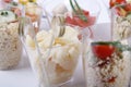 Small appetizers with parmesan
